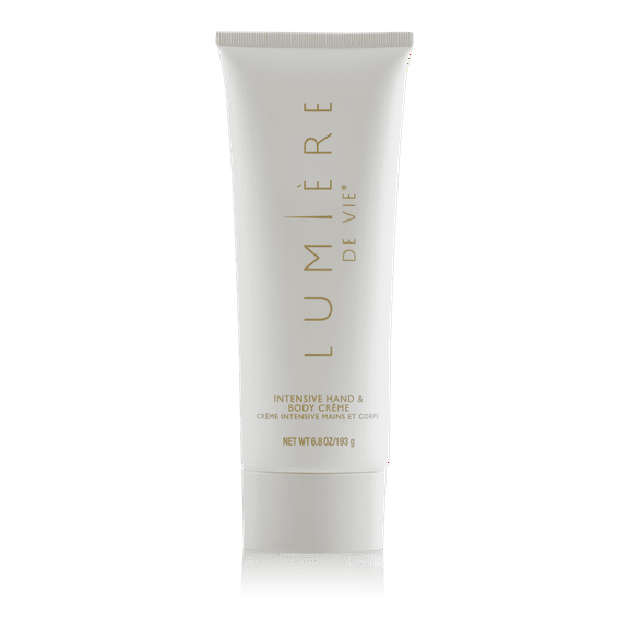LUMIÈRE DE VIE® Intensive Hand & Body Crème - Ultra-Rich Hydration with Shea Butter, Coconut Oil & Sunflower Seed Oil - Non-Greasy Moisturizer for Soft, Smooth Skin - Single Tube (6.8 oz./193 g)