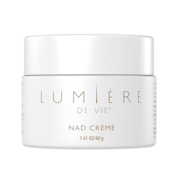 LUMIRE DE VIE NAD Crme  Face Cream with 5% Myristyl Nicotinate, Supports Healthy NAD Levels, Smooths the Look of Fine Lines, Helps Improve Elasticity & Hydration, 40g