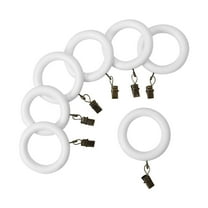 LUMI Wood Rings in White for 1-3/8" wood pole (7-Pack)