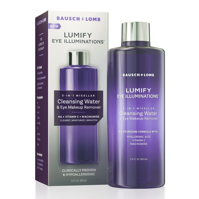 LUMIFY Eye Illuminations™ 3IN1 Micellar Cleansing Water & Eye Makeup
