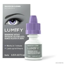 LUMIFY Eye Drops For Redness Relief and Whiter and Brighter Looking Eyes, .25 fl oz (7.5 mL)