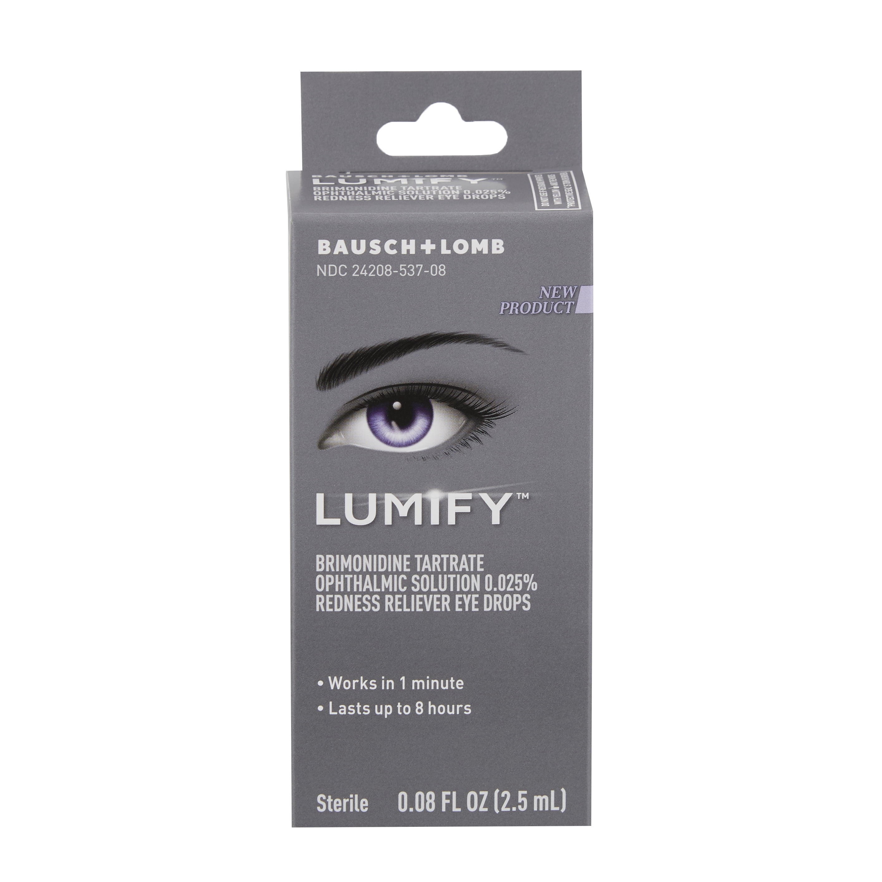 LUMIFY Redness Reliever Eye Drops, with Brimonidine for Whiter Looking