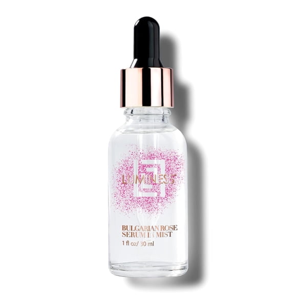 LUMINESS Anti-Aging Bulgarian Rose Face Serum - Compatible with Breeze 2 Airbrush Skincare - Revitalizing & Hydrating Facial Serum Refreshes