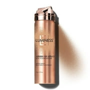 LUMINESS Silk Airbrush Spray Foundation - Full Coverage Foundation - Formula Hydrates & Moisturizes with Hyaluronic Acid, Aloe Vera & Hydrolyzed Silk (Shade - Deep)
