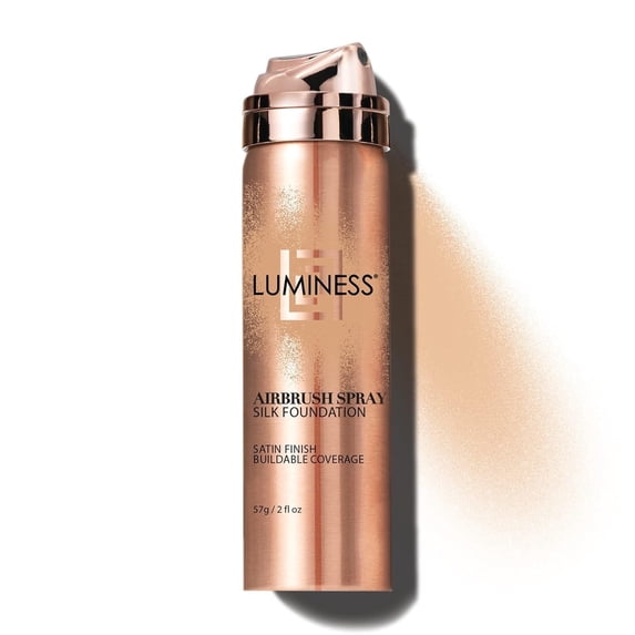 Luminess Airbrush Spray Makeup - Medium Coverage Foundation with Hyaluronic Acid, Aloe Vera (Shade - Light Medium)