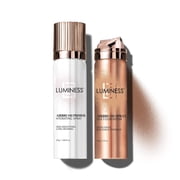 LUMINESS Silk Airbrush Spray Foundation & Primer Kit - Full Coverage Foundation, Anti-Aging Formula Hydrates & Moisturizes with Hyaluronic Acid, Aloe Vera & Hydrolyzed Silk (Shade - Deep Rich)