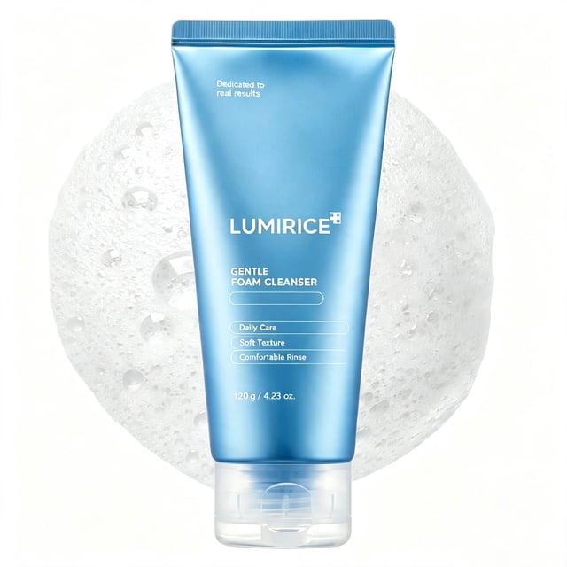 LUMIRICE Rich Foam Facial Cleanser for Oily & Combination Skin, Deep ...