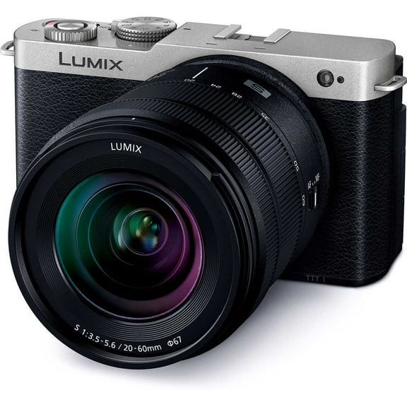 LUMIX S9 Full Frame Camera with 20-60mm F3.5-5.6 L Mount Lens, Compact Mirrorless Camera for Content Creators with Real Time LUT, Open Gate and Easy Sharing of Photos & Video - DC-S9S (sILVER)