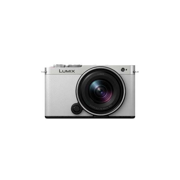 LUMIX S9 S 18-40mm Lens Kit with REAL TIME LUT Unlimited Video Open Gate Recording Fast Smartphone Sharing Compact Lightweight Body (White and Silver)