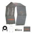 thumbnail image 1 of LUMOPAL 60W Foldable Solar Panel, Portable Solar Charger for Traveling & Camping, Grey, 1 Pack, 1 of 9