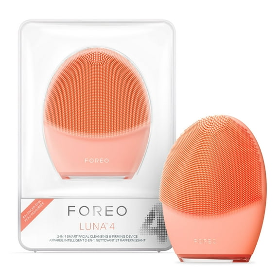FOREO LUNA 4 2-in-1 Smart Facial Cleansing & Firming Massage Device for Balanced Skin