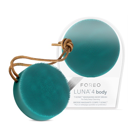 LUNA 4 body T-Sonic Massaging Body Brush for All Skin Types - Evergreen