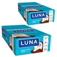 thumbnail image 1 of LUNA BAR - Gluten Free Snack Bars - Chocolate Dipped Coconut Flavor -8g of protein - Non-GMO - Plant-Based Wholesome Snacking - On the Go Snacks (1.69 Ounce Snack Bars, 30 Count), 1 of 8