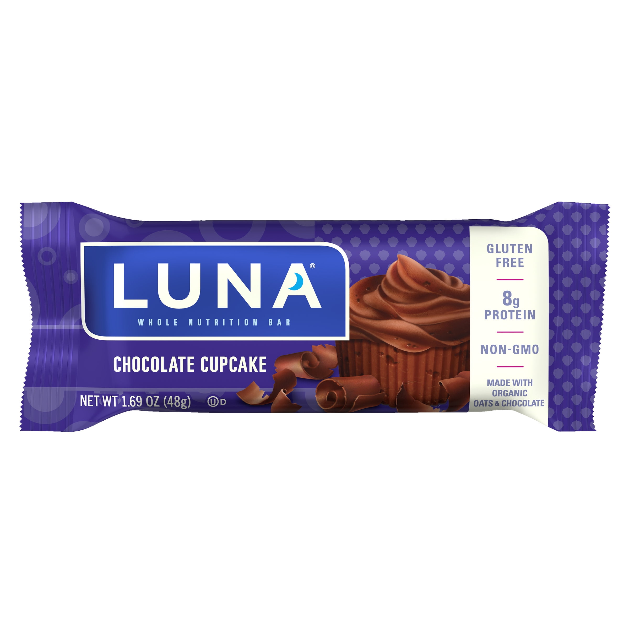 LUNA Bar Chocolate Cupcake GlutenFree NonGMO 79g Protein