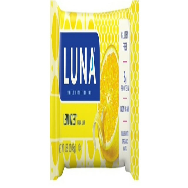 LUNA Bar - Lemon Zest 1.69oz Bar (Pack of 30)