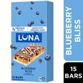 thumbnail image 1 of LUNA Blueberry Bliss Flavor Gluten Free Snack Bars, Protein Bars, 15ct, 1 of 16