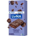 thumbnail image 1 of LUNA Chocolate Cupcake Flavor Gluten Free Snack Bars, Protein Bars, 15ct, 1 of 11