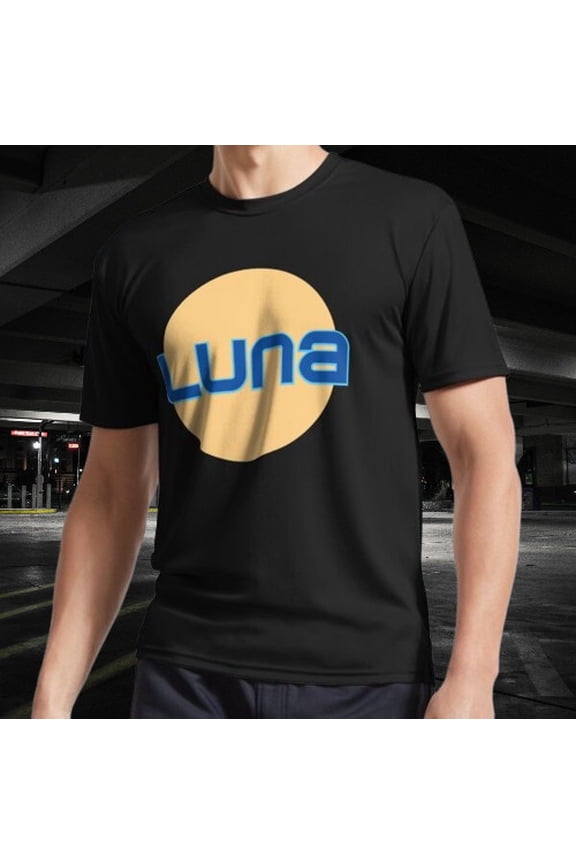 LUNA Logo Aktive T-Shirt Funny Logo American Men's T-Shirt