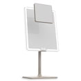 thumbnail image 1 of LUNA London ORBIT LED Vanity Mirror with Lights, 7X/1X Magnification, Dimmable & USB-C Rechargeable Tabletop Mirror (Soft Stone), 1 of 7