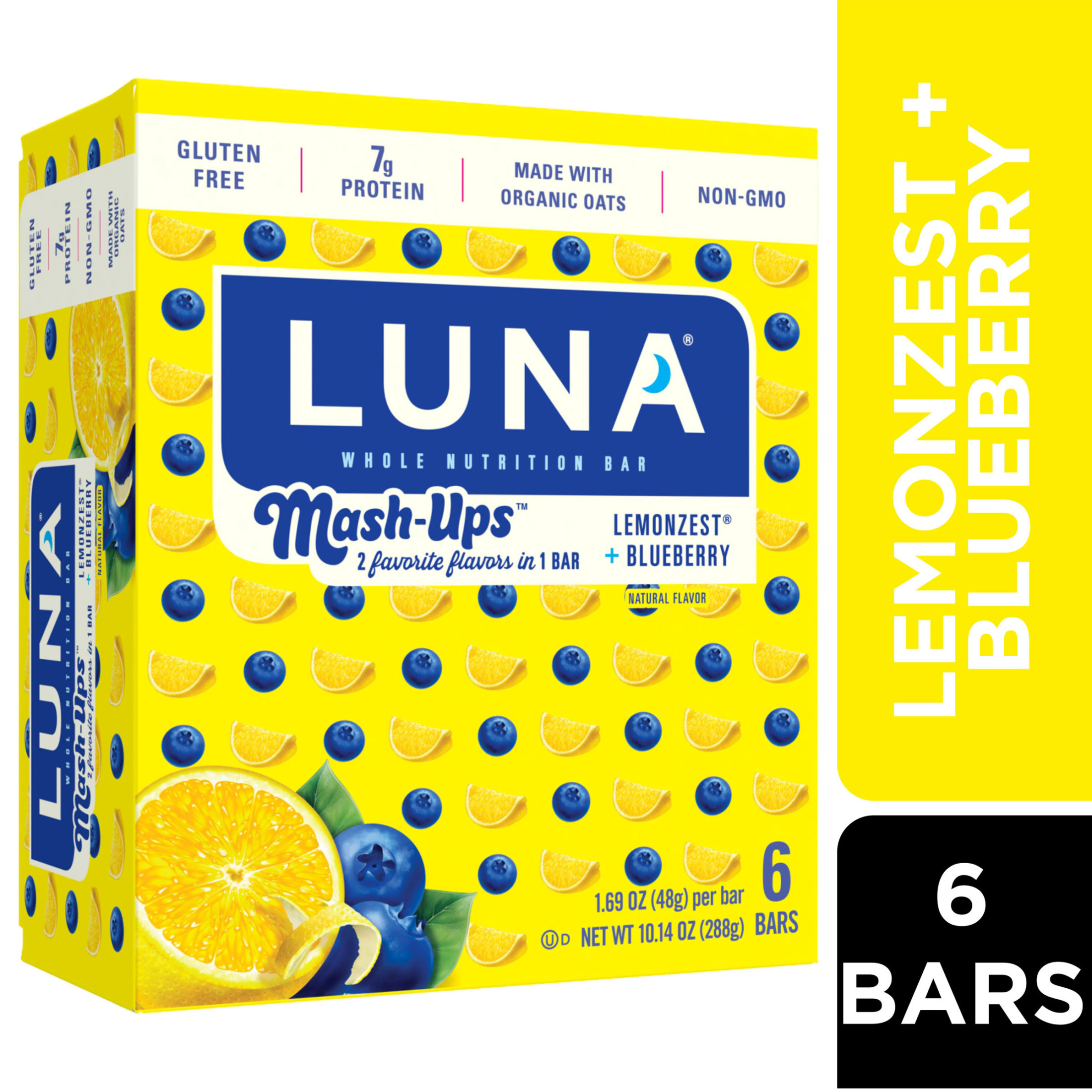 Luna Protein Minis Snack Bars, Gluten Free, Chocolate Chip Cookie Dough