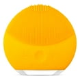 thumbnail image 1 of FOREO LUNA Mini 3 Silicone Facial Cleansing Brush, Sunflower Yellow, 1 of 9