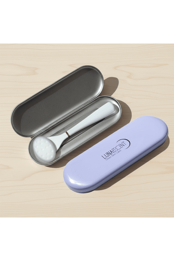 Carry Case with Mirror – Portable Cosmetic Applicator Case for Touchless Skincare Applicator| Built-In Mirror for Precise, Hygienic Application in LAVENDER color