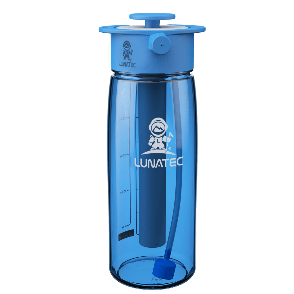 LUNATEC 750ml Hydration Spray Water Bottle. Personal mister, portable shower, hydration and more.