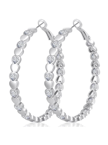 【出回り少】 RILY Original HeartEarring Silver Sterling Heart Earrings in Silver Styles