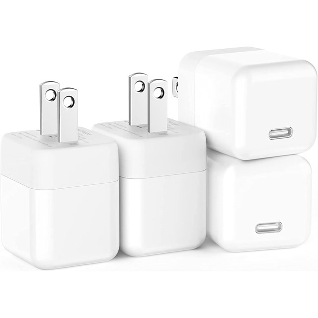 LUOATIP 4Pack 20W USB C Charger Block for iPhone 14/14 Plug/14 Pro/14 Pro Max 13/12/11 XS Max X