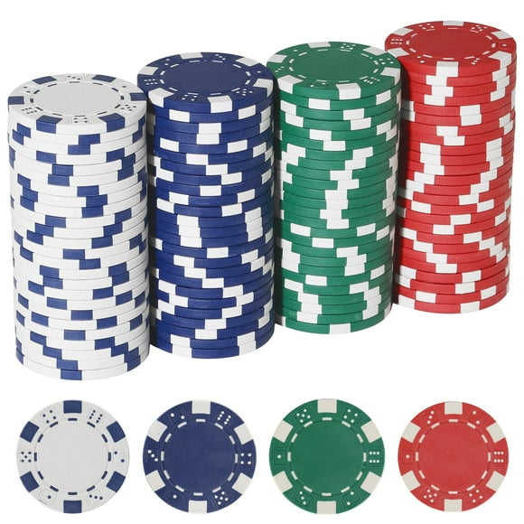 LUOBAO Poker Chips,Poker Chips SSF20 Set for Card Board Game,11.5 Gram,for Texas Hold'em, Blackjack,Card Club or Late Night Poker Games