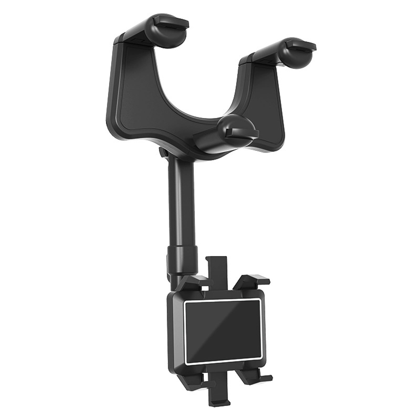 LUOBENSTAR 360 Degree Car Phone Mount Rearview Mirror Suspension Holder for Smartphone GPS Navigation Driving Tool