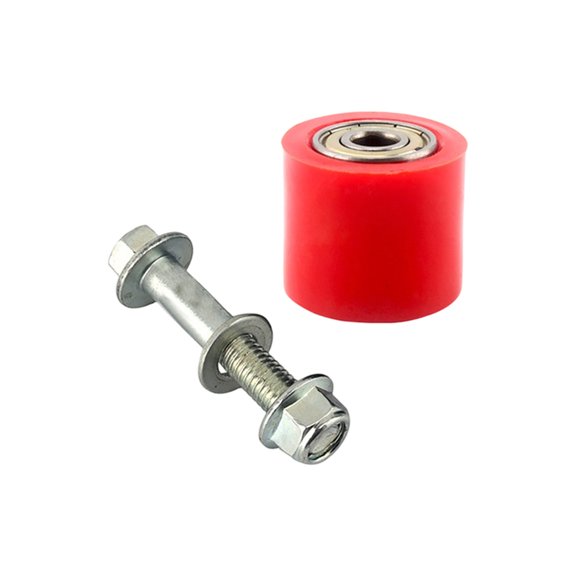 LUOBENSTAR Off-Road Motorcycle Chain Guide Roller and Tensioner Wheel Replacement with Sealed Bearings and Bolts for Transmission System Stability, Red