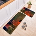 thumbnail image 1 of LUODU 2 Piece Non Slip Kitchen Mat Runner Rug Set Doormat Happy Door Mats Backing Carpet Indoor Floor Mat, 1 of 5