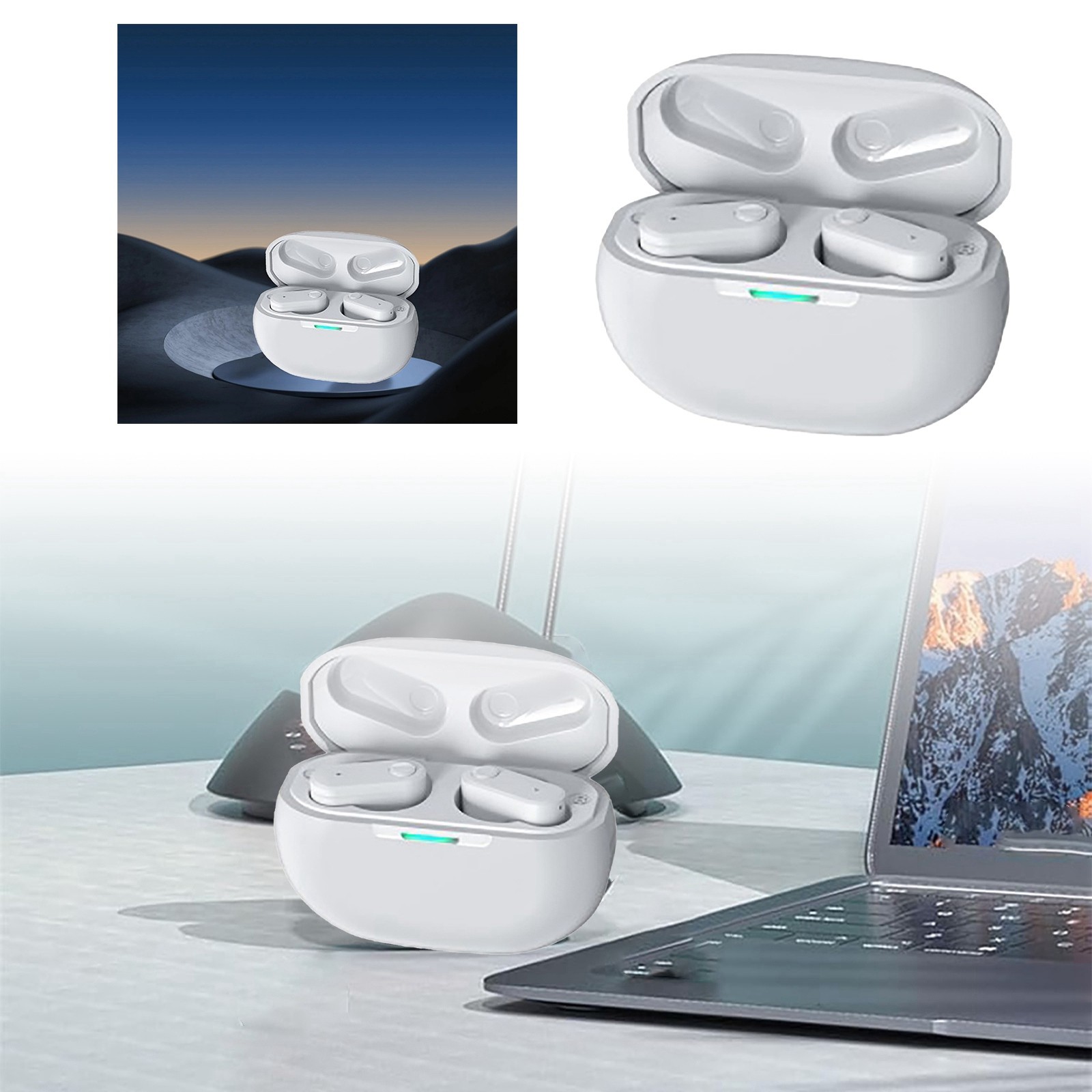 LUODU Air Bud Hooks to Keep Buds from Falling Out Most Comfortable