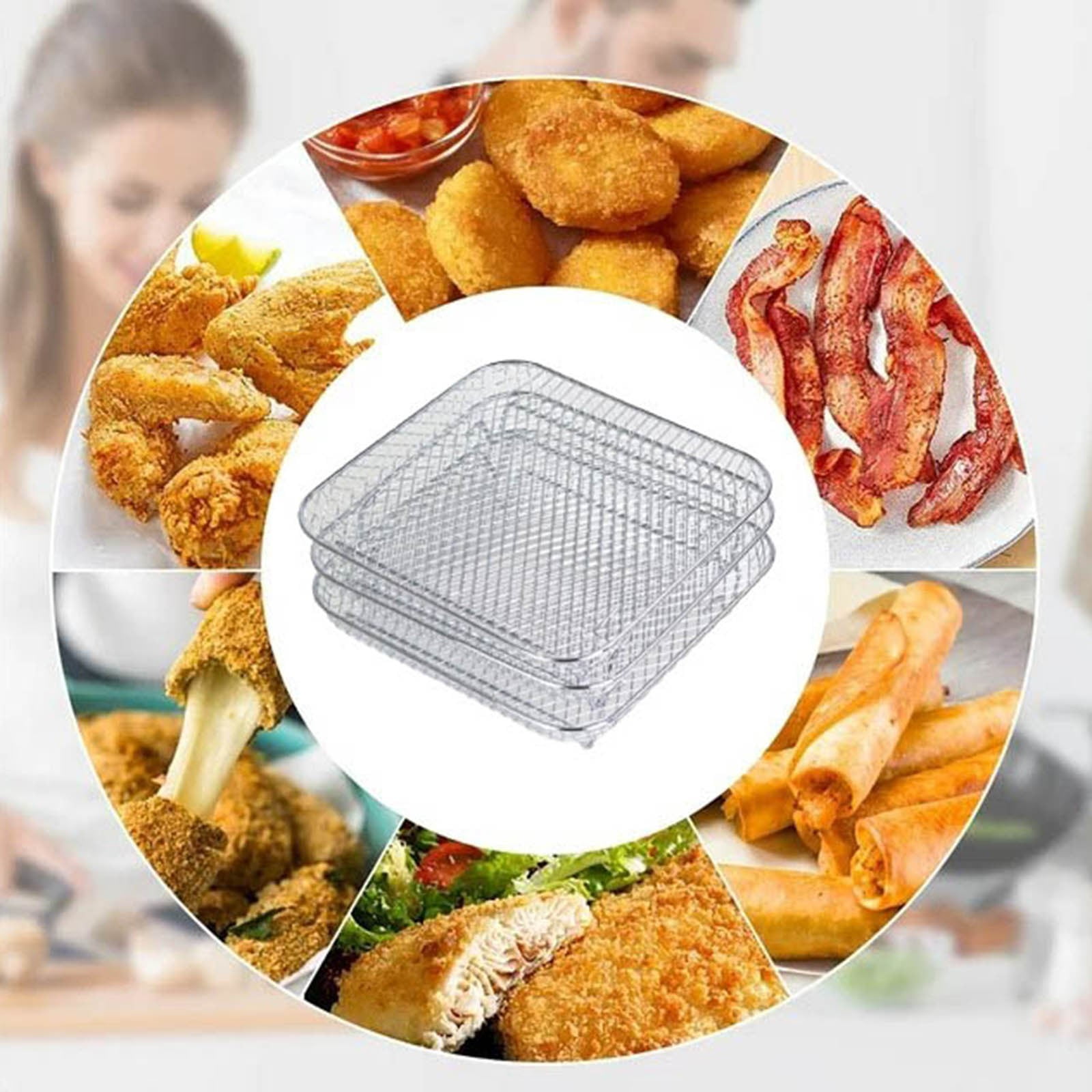 LUODU Air Fryers Pan Air Fryer Tray Air Fryer Tray for Ge Oven Air