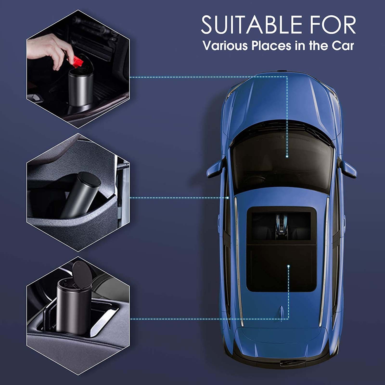 LUODU Automotive Interior Neon Lights for Cars inside Car Pendant