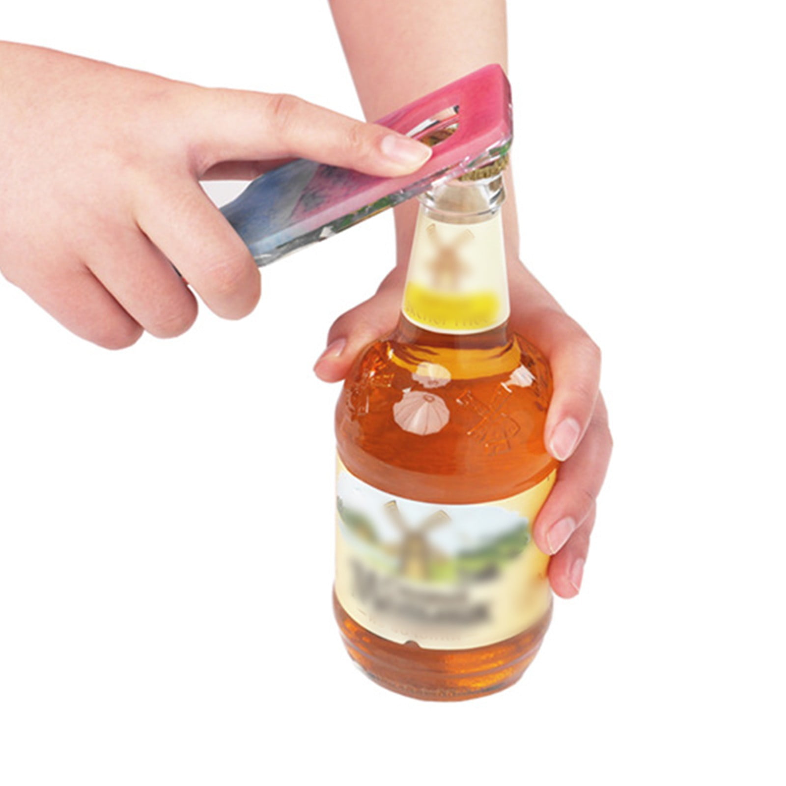 LUODU Bottle Opener Handy Gadgets for Seniors Opener Stand 5 Water Bottle Cap Opener Top off Jar