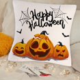 thumbnail image 1 of LUODU Cat Bat Text Pumpkin Pattern Linen Throw Pillowcase Cartoon Funny Festival Sofa Cover Combination (without Pillow Core and Stuffing), 1 of 4
