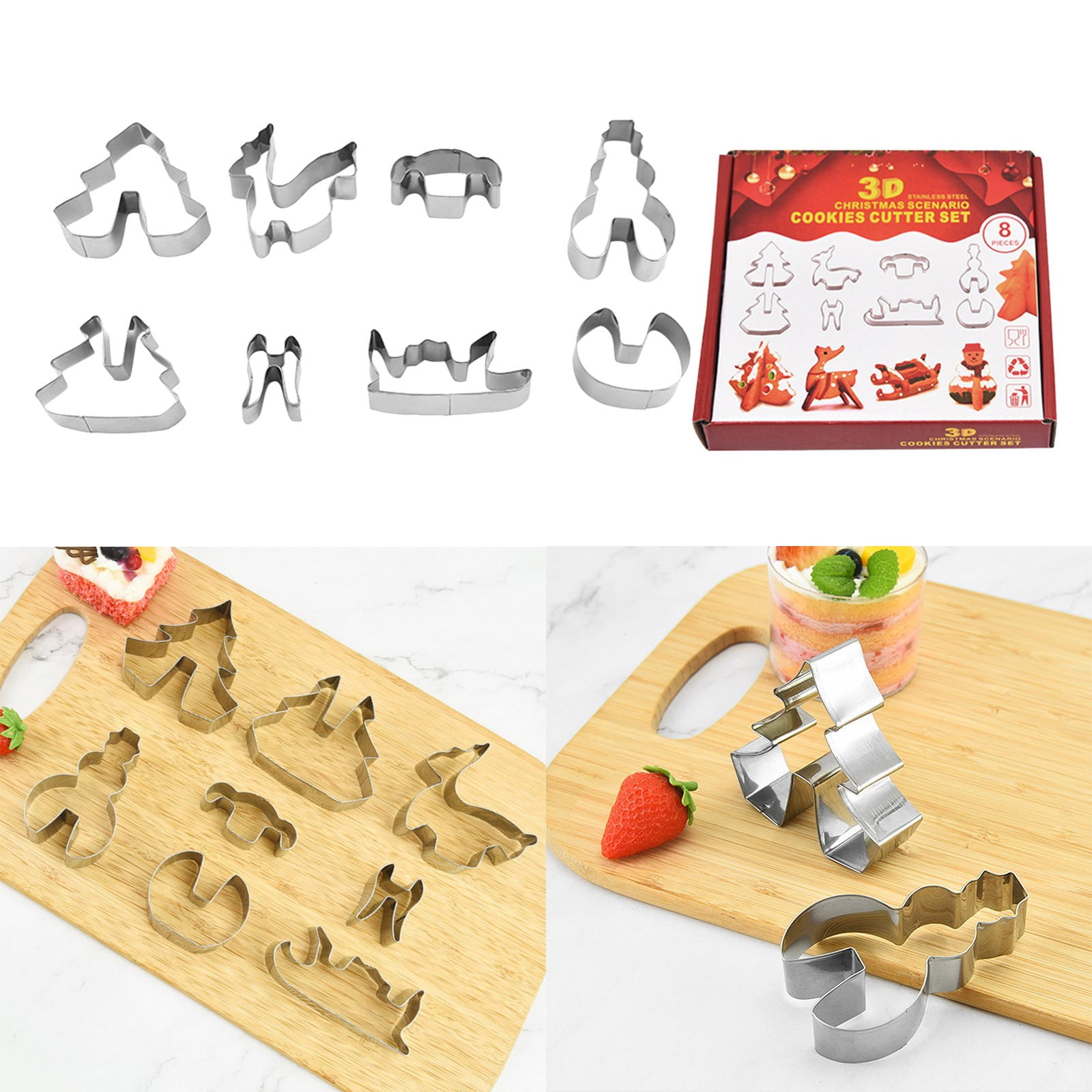 LUODU Cereal Bag Sealer Cookie Adult Heart Mom Gadgets Silicone Baking