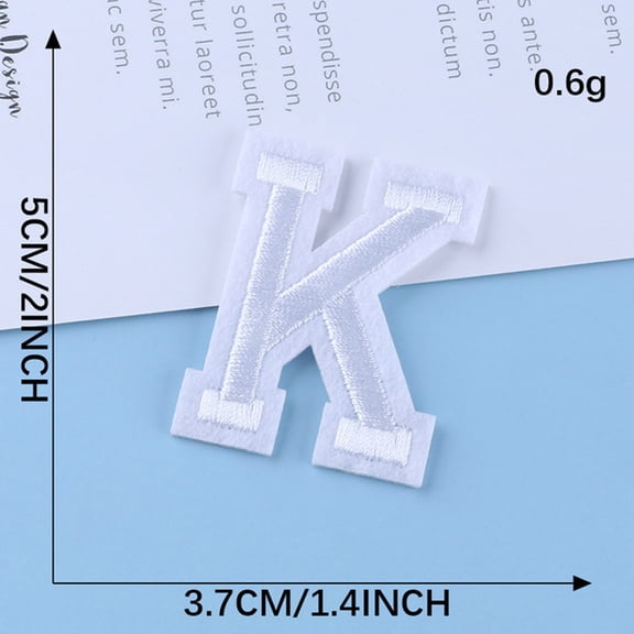 LUODU Computer Embroidery Label Towel Embroidery English Letter Patch Sticker Clothing Accessories Badge Embroidery Cloth Label Embroidery Cloth Sticker