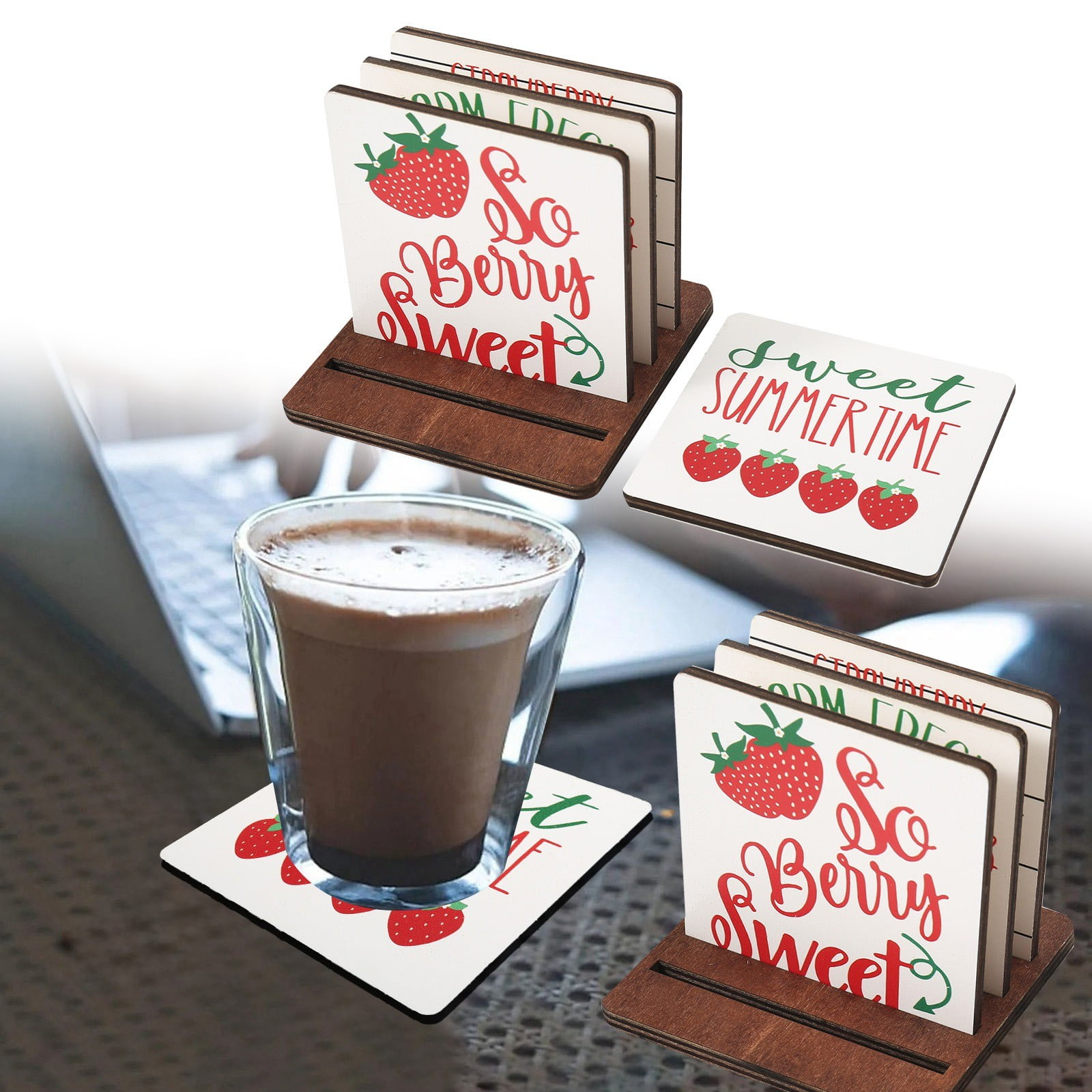 LUODU Cork Hot Plates 10 Inches Dining Room Centerpieces for Tables