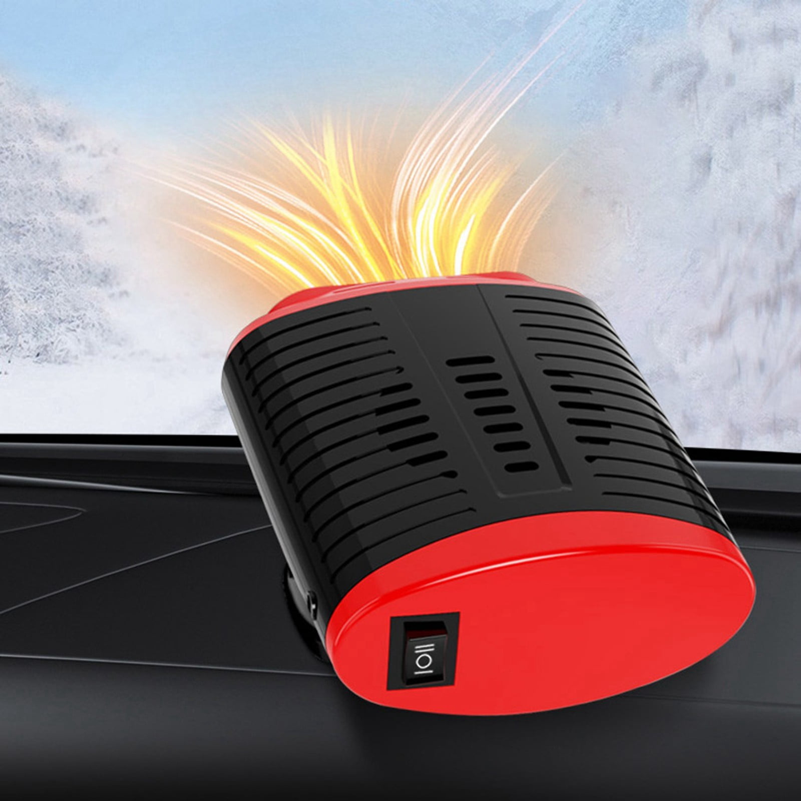 LUODU under Desk Heater Thermal Fan Heater Battery Operated Chargeable Heater Small Heater for