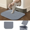 LUODU Forever Tray Liner Cat Potty Sign Cat Litter Mats Scatter Control