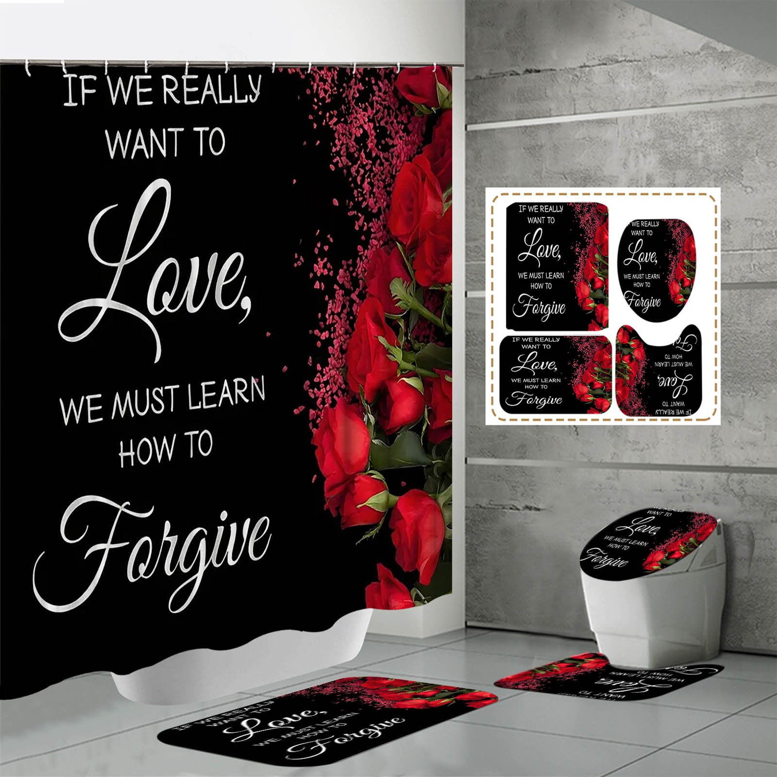 LUODU Heated Towel Rack Boho Bathroom Rugs Bath Towels Set Bathroom ...