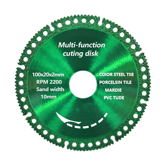 LUODU Indestructible Disk for Grinder Ultra Fine Corrugated Tile Cutting Discs Composite Multifunctional Cutting Saw Indestructible Disc 2.0 Cut Everything In Seconds