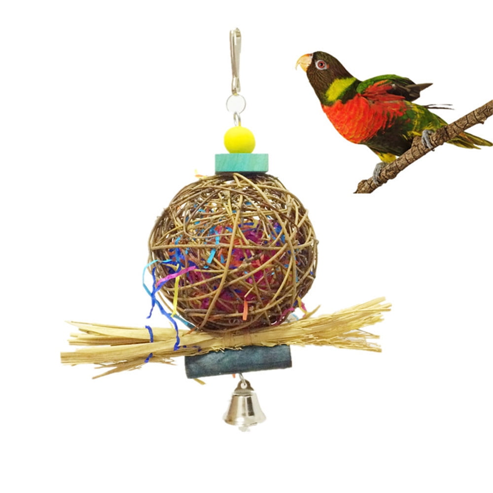 LUODU Large compatible with Budgie for Cage Long Ladder Parrot Medium