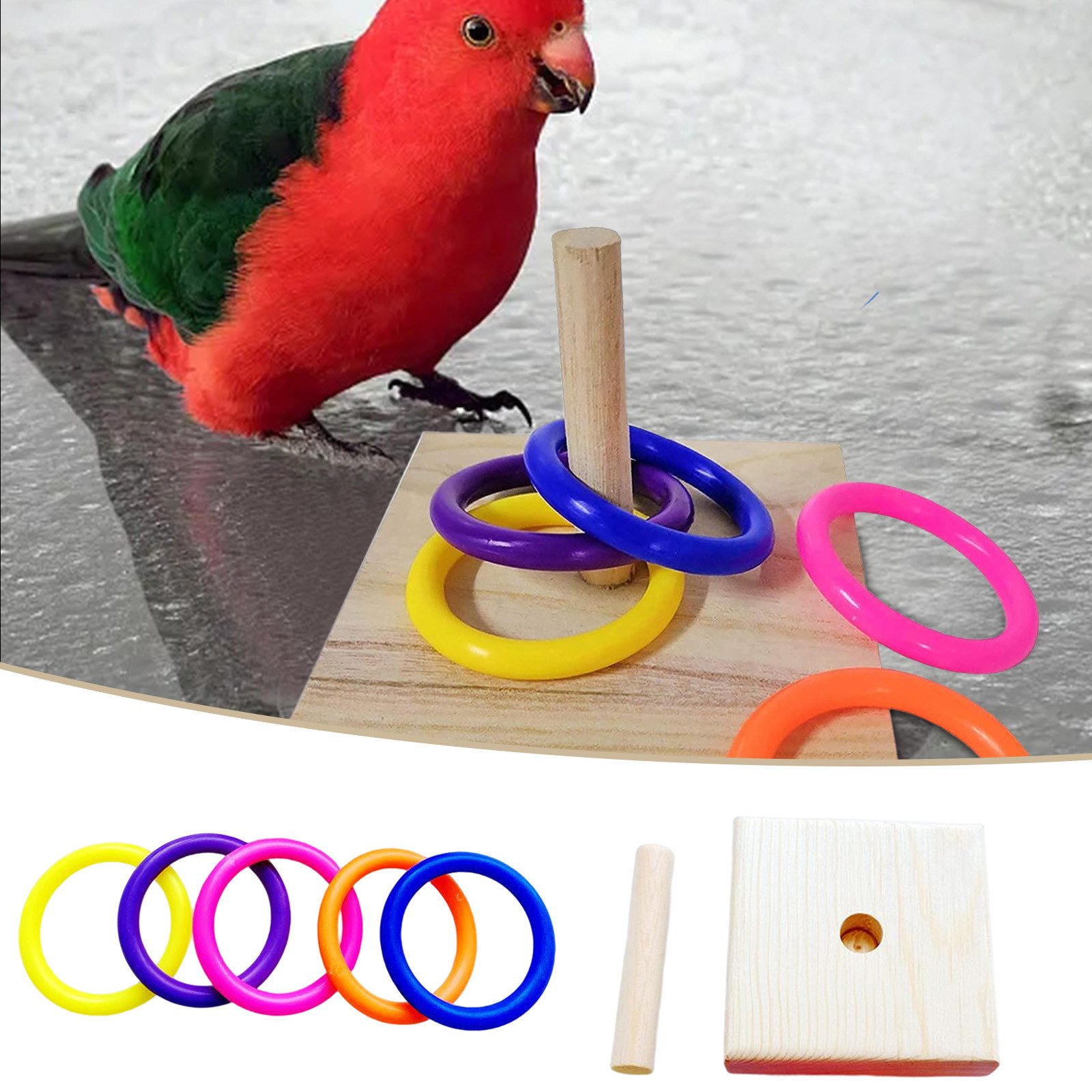 LUODU Medium Parrot Bundle Parrot for Large Birds compatible with for
