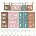 LUODU Mini Desk Calendar 2024 Standing Flip Calendar Planner 2024
