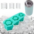 LUODU No Melt Ice Cubes for Drinks Directional Freezing Ice Sphere Star