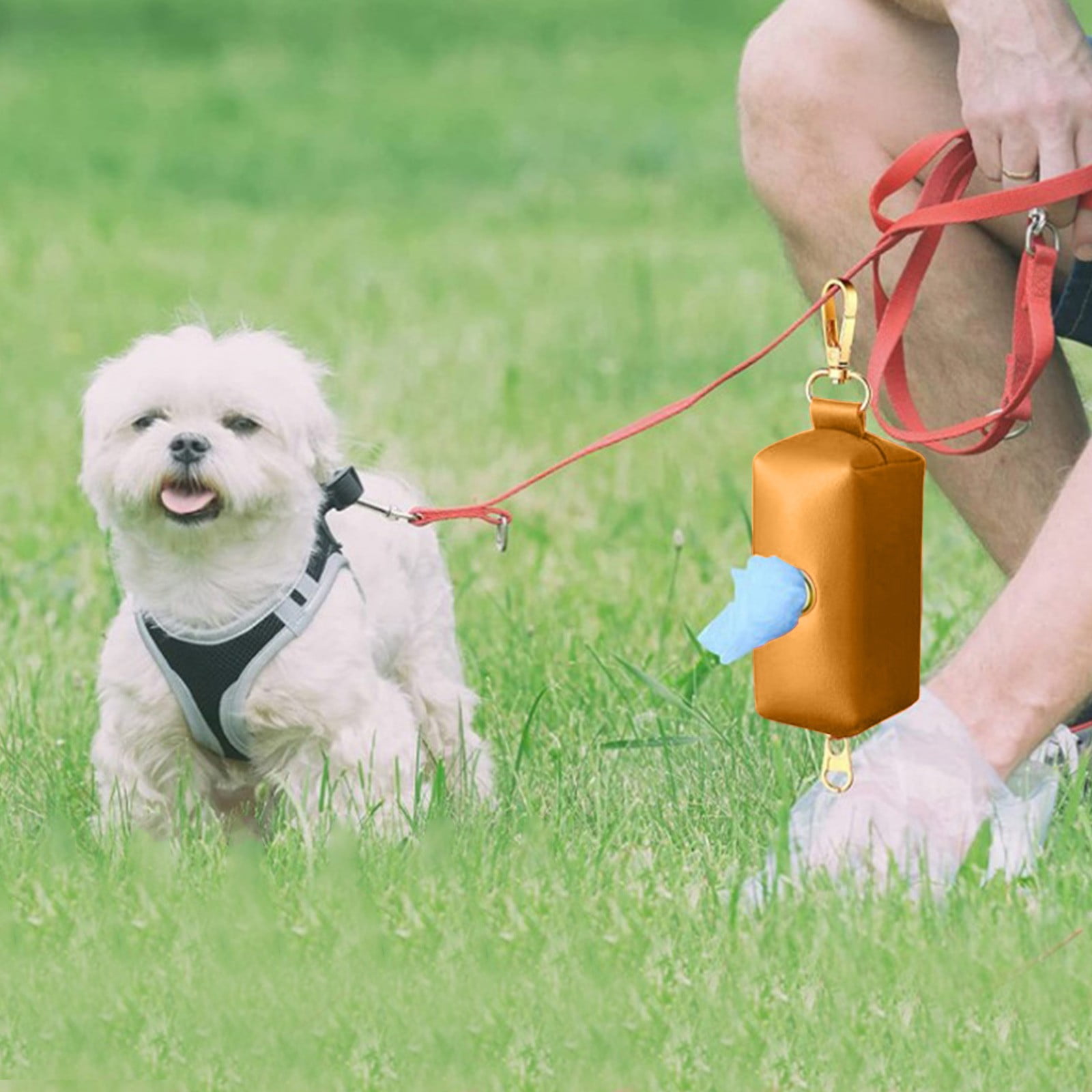 LUODU Pet Cat Food Storage Containers Gravel Rake Dog Waste Bag Floor